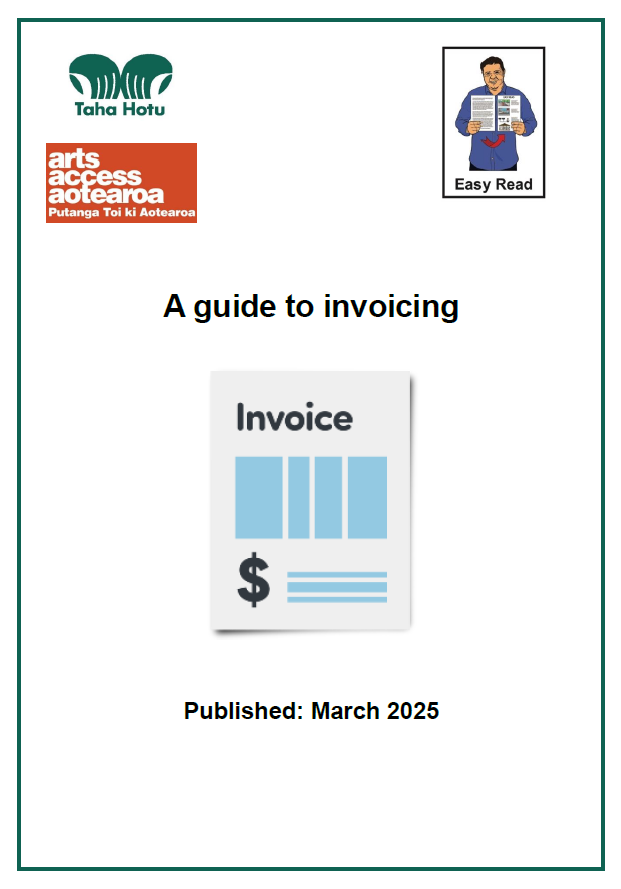 Cover of Easy Read document Artist Bio